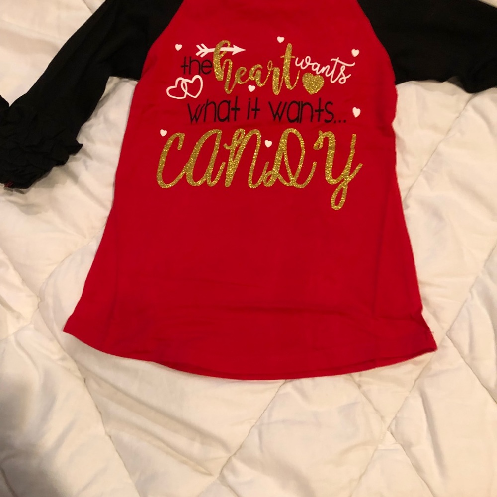 💗 ADORABLE GIRL VALENTINE'S DAY SHIRT💗💕💕